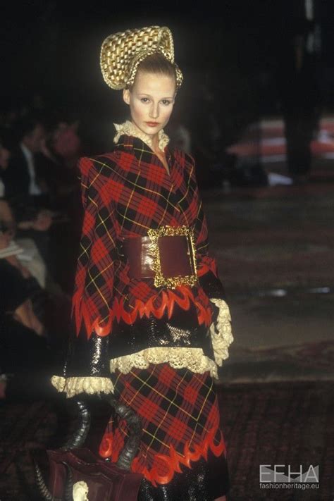 vintage givenchy patterns|alexander macqueen tartans.